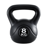 Everfit 8kg Kettlebell Set Weight Lifting Bench Dumbbells Kettle Bell Gym Home