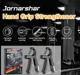 2 Pack Adjustable Hand Grip Strengthener for Hand Grip Strength and Wrist Rehabilitation (Resistance 5-60 kg)