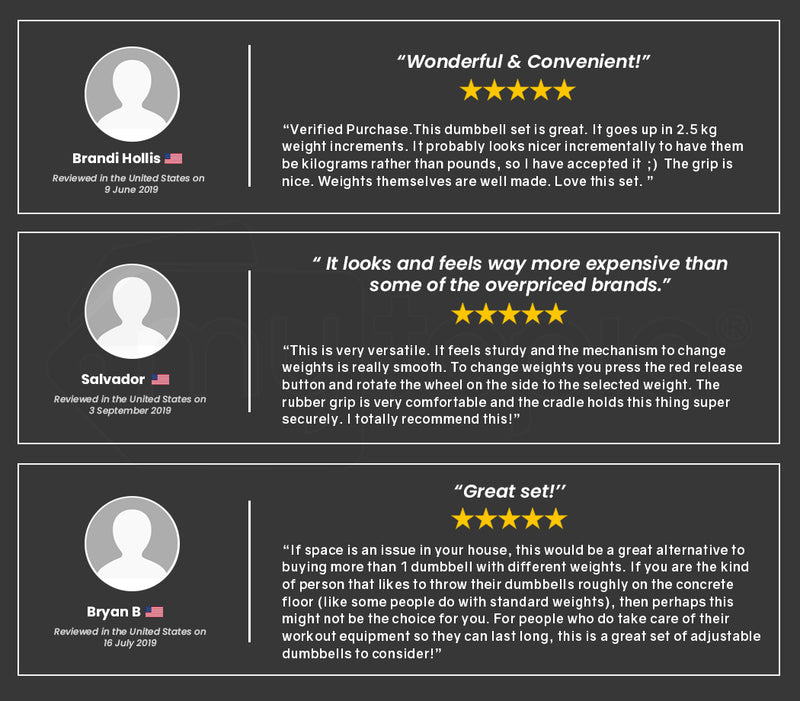 ATIVAFIT 32.5kg Single Adjustable Weight Dumbbell, for Home Gym Fitness Training