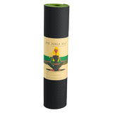 Powertrain TPE Pilates Exercise Yoga Mat 8mm - Black Green