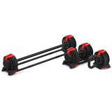 CORTEX Revolock V2 48kg Adjustable Dumbbell + Barbell + Kettlebell All-in-One Set with Stand (24kg Pair)