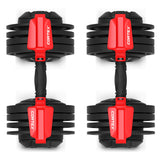CORTEX Revolock V2 48kg Adjustable Dumbbell + Barbell + Kettlebell All-in-One Set with Stand (24kg Pair)