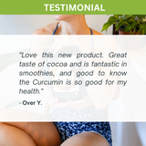 95% Organic Curcumin Extract Cocoa Flavour - Turmeric Powder With Black Pepper - Organic and with Black Pepper, 125g