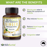 Ginger Capsules Organic Vegan