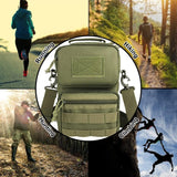 Waterproof Mountaineering Shoulder Bag Durable Outdoor Gear For Hiking And Camping - Armygreen
