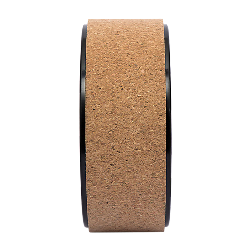 Yoga Pilates Wheel Cork Circle Prop Back Chest Hips Abdomen Stretch Roller