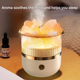 Crystal Humidifier with LED Light - Aromatherapy Diffuser for Home Relaxation(black)