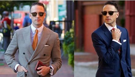 Men's Luxury Necktie Gift Set - 4 Piece Set with Tie, Pocket Square, Cufflinks & Tie Clip(Dark red)